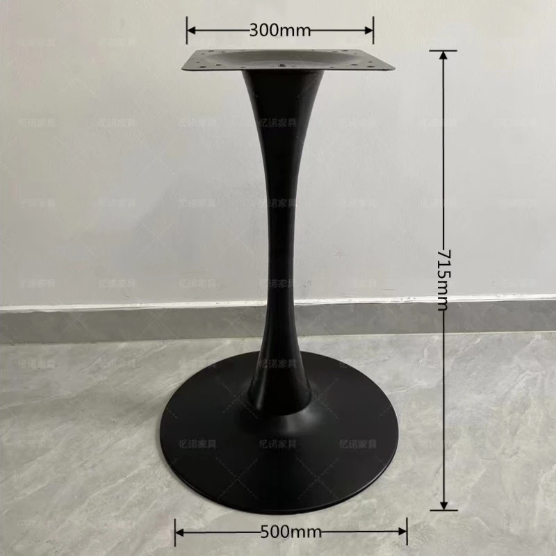 

Iron table leg bracket, stainless steel tulip speaker plate, negotiation table, round table, dining table base