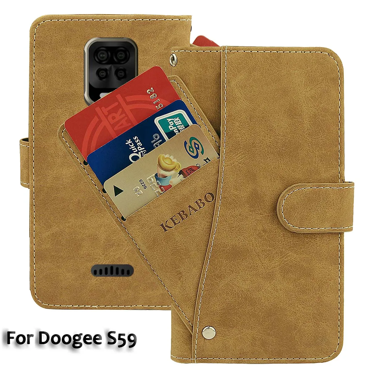 Leather Wallet Doogee Note 56 59 N50S S59 S60 S88 S96 V11 GT Pro+ Pro Plus Lite 5G Case Luxury Cover Phone Protective Cases Bags
