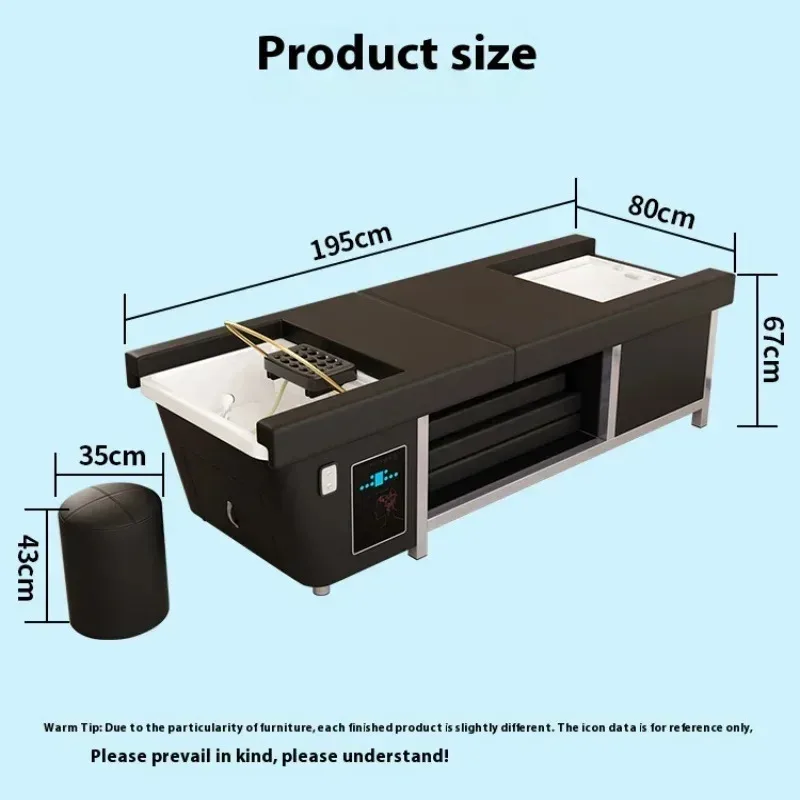 

Многофункциональная массажная кровать для салона 2025 года, тайский спа-салон для ног, педикюр, шампунь, подголовник, регулируемая мебель для салона