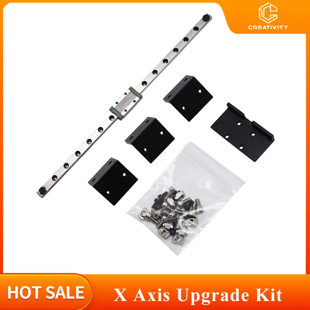 

Комплект обновления оси X MGN9H 315 мм Комплект линейных направляющих оси Y Двойная линейная направляющая MGN12H Комплекты обновления Модный кронштейн для Ender 3/Pro V2