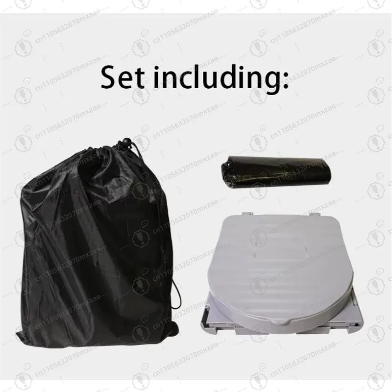 

Outdoor emergency compost toilet, portable folding model, special equipment for camping, hiking and mountaineering