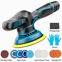 Portable Cordless Car Polisher Electric Wireless Auto Beauty Polishing Waxing Machine  6 Speed Adjustable Car Scratch Repair Kit