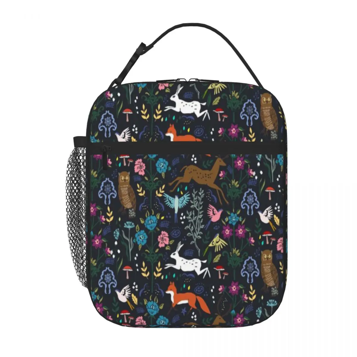 Hot Sale Mystic Forest Picnic Style Snack Bag Office Break Adjustable Strap Lunch Bag