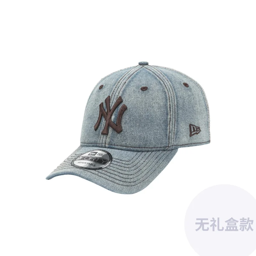 New Era Cotton Baseball Caps Unisex Light Blue 14561855