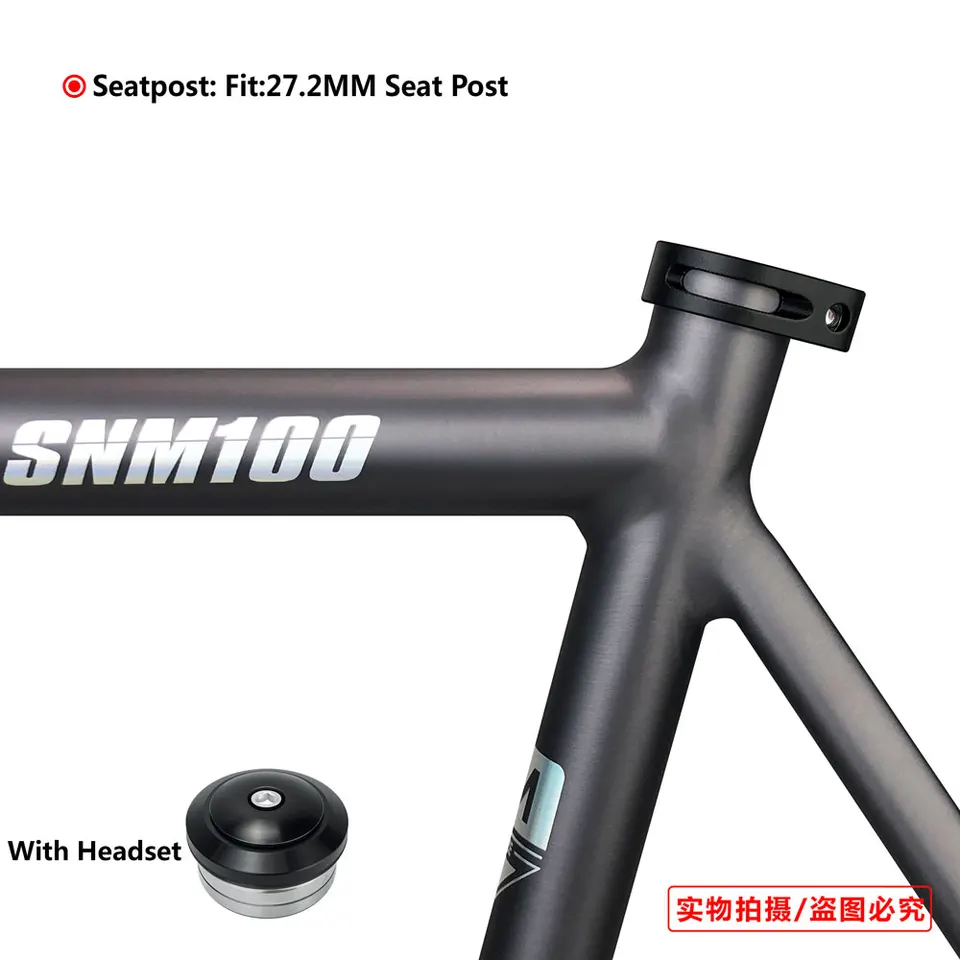 新色 TSUNAMI SNM 100 固定ギア自転車フレームセット 700C アルミ合金