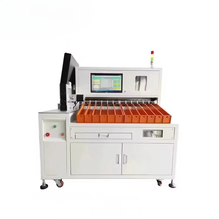 TMAX Brand Automatic 12 Channels Cylindrical Battery Sorter for Battery Pack Assembly with High Accuracy Battery Tester