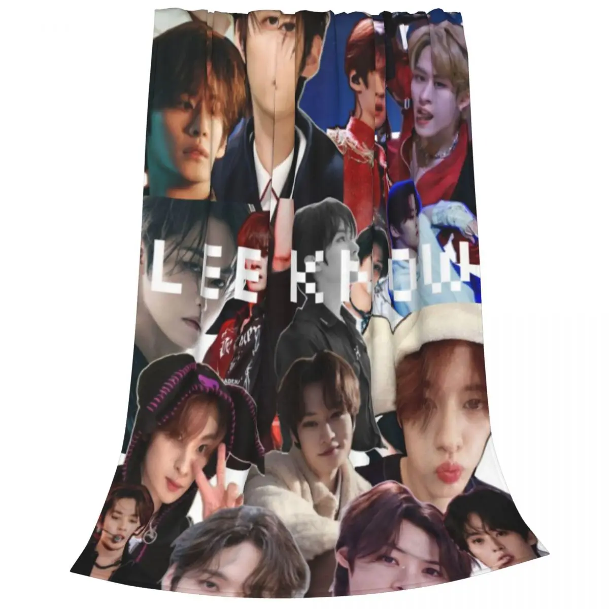 KPOP Lee Know Blanket Flange Textile Decor Portable Super Soft Throw Blankets for Home Office Plush Thin Quilt