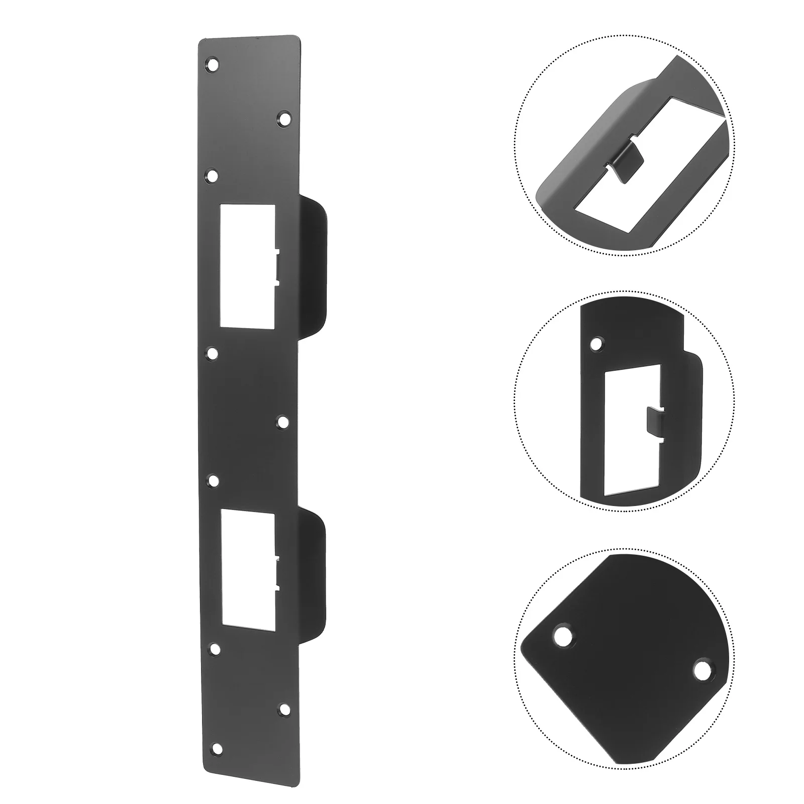 

Door Reinforcement Plate Sturdy Robust Metal Latch Plate for Enhanced Security and Intrusion Prevention Door Reinforcement