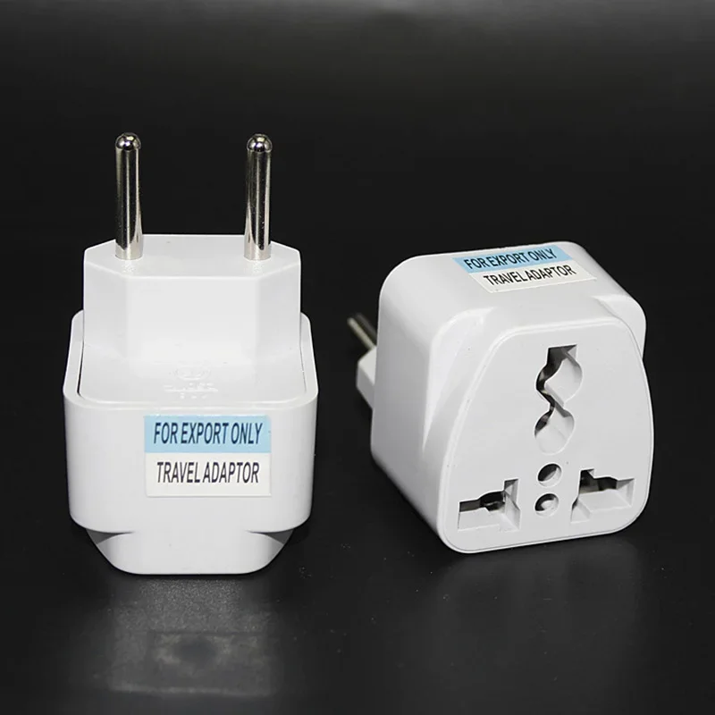 Adaptador de enchufe universal 2 pines UK/US/UE a Italia/Suiza/Brasil - imagen 2
