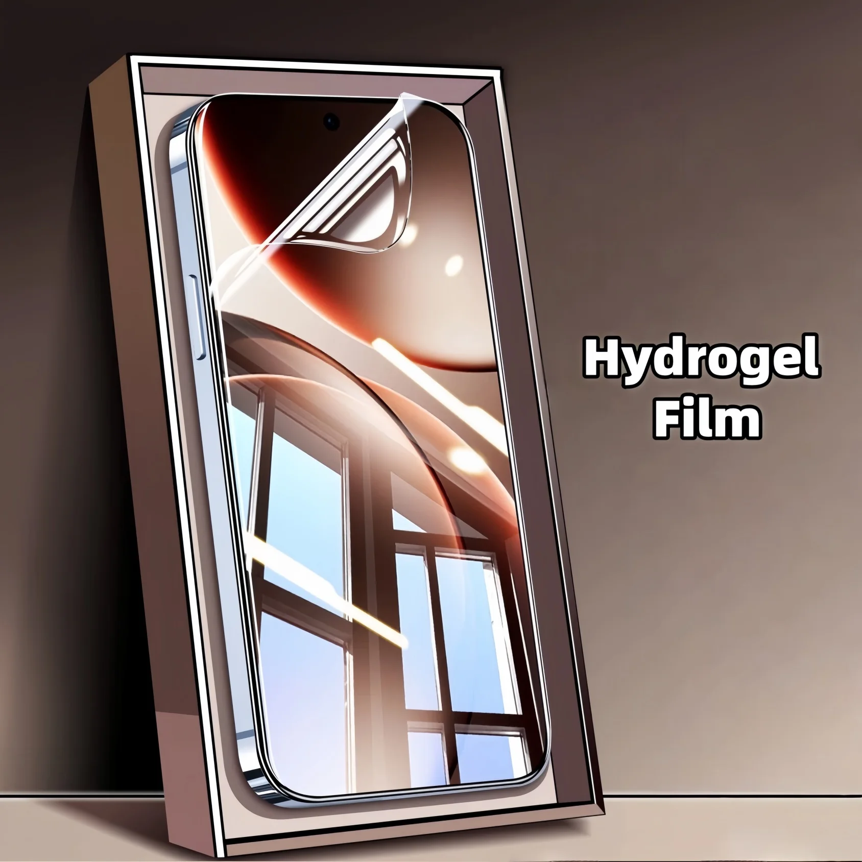 2 Pcs High Hydrogel Film For OPPO A6 Pro/A6/A6X/A6S/A6T/A5 PRO/A5/A5X ,Transparent Soft TPU Screen Protector Self-Healing