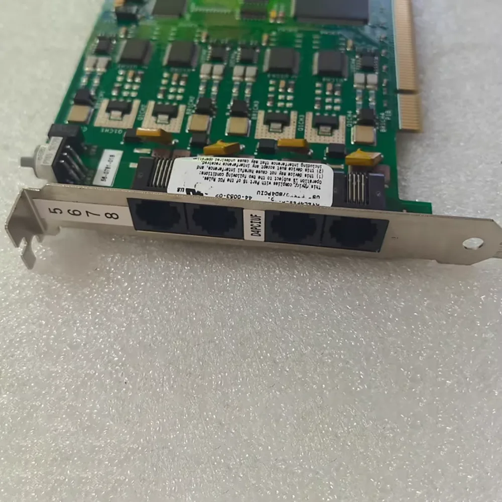 D4PCIUFW four-channel voice Card 44-0053-02 TE-B41/K900-03-0362