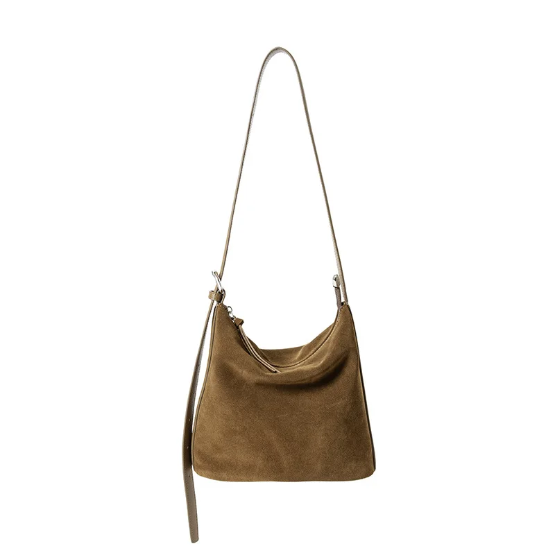 المرأة متجمد جلد البقر حقيبة كتف السيدات موضة الاتجاه مصمم حقائب فاخرة الإناث الرجعية دائم جلد البقر الحقيقي حقائب اليد