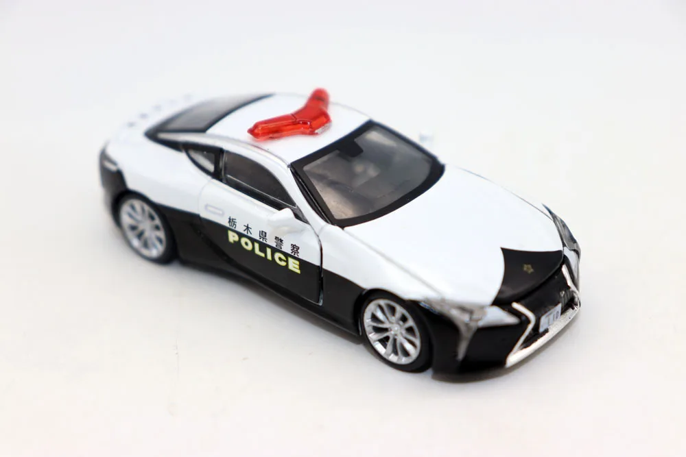 New ERA 1:64 LC500 Tochigi PoliceCar Diecast Alloy Toys Simulation Model For Collection gift