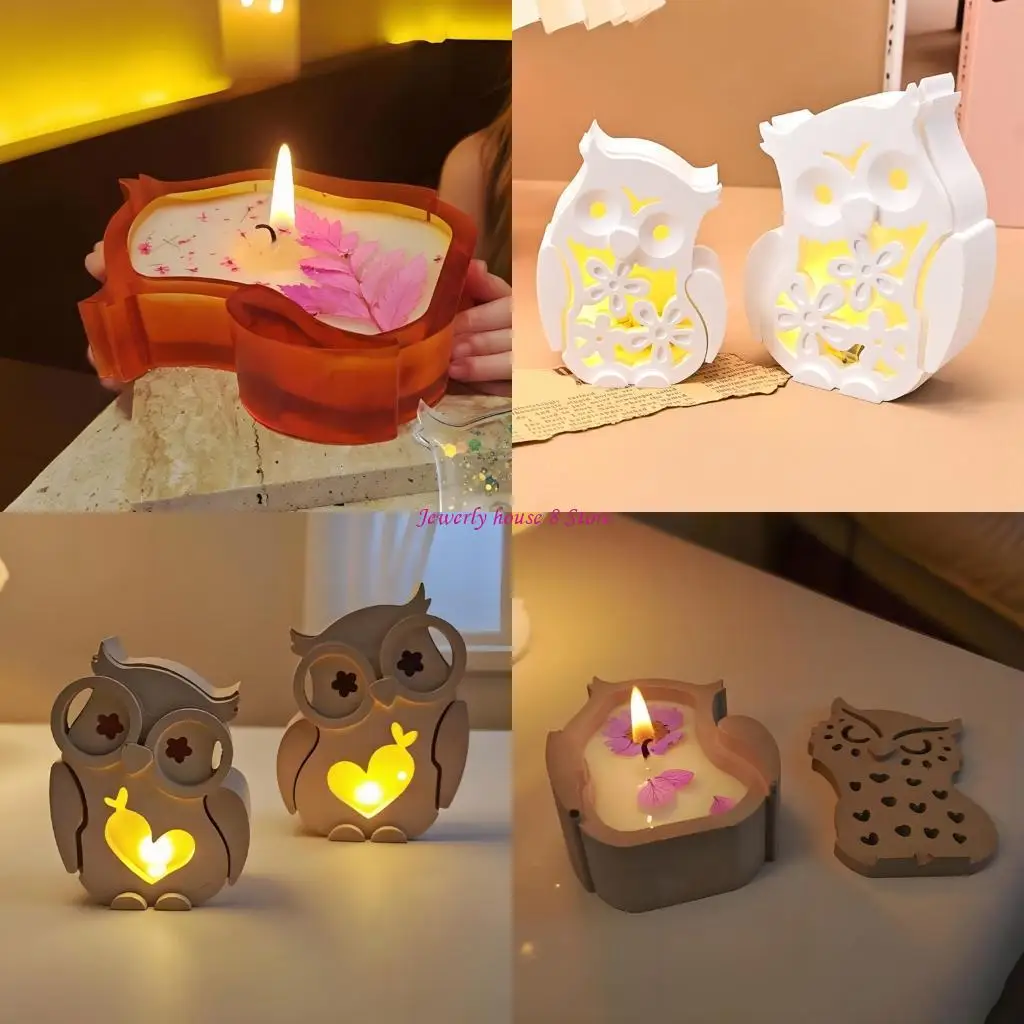 

Теплостой устойчивый к силиконовым абашкам совы Плесень Потрова Потровенный дизайн совы для домашних декоров и художественных