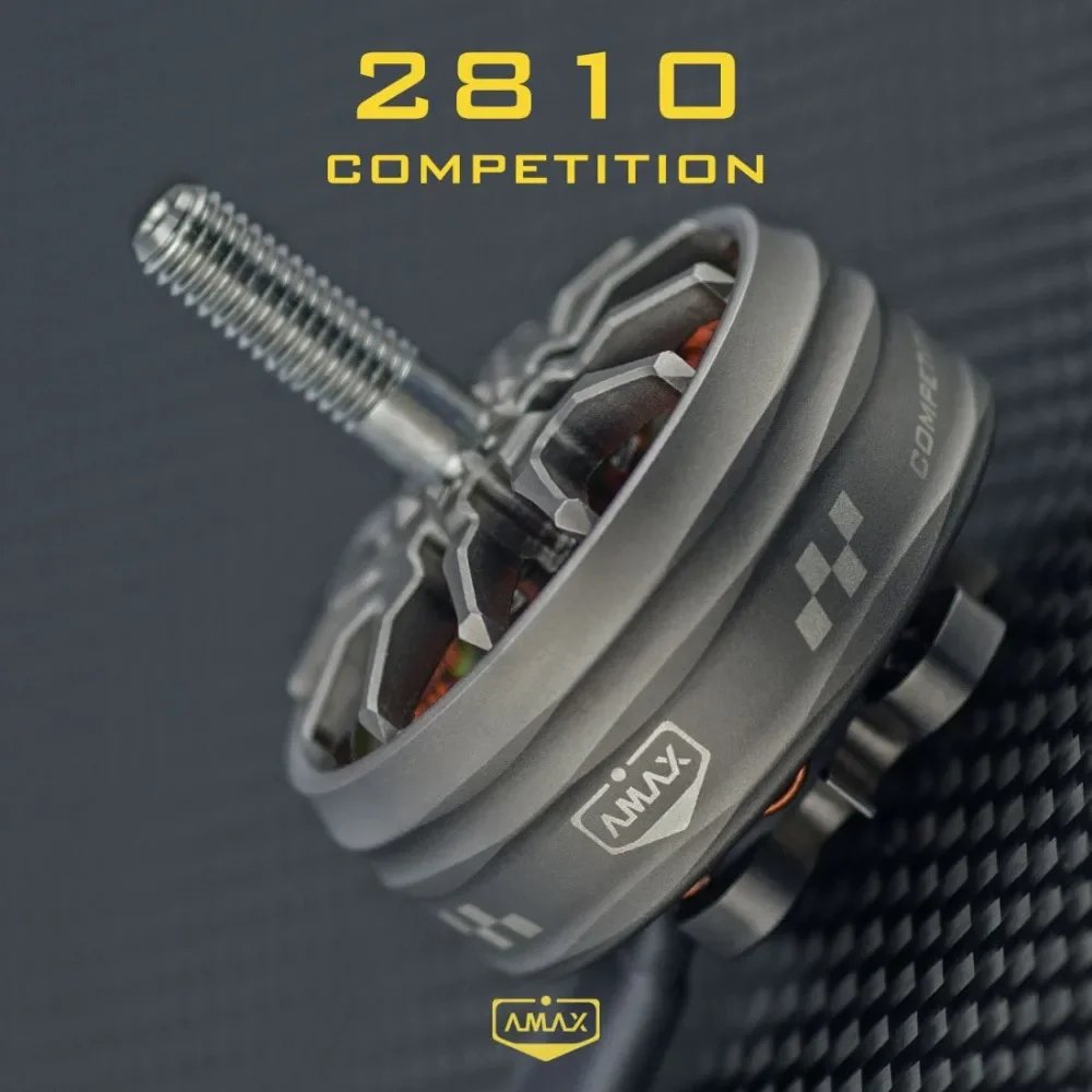 DrMasAMAX 2810 Competition Brushless Motor 3-6S Φ5mm FPV RC Drone Model Plane Quad Freestyle Long Range 550 700 850 1050 1200 14