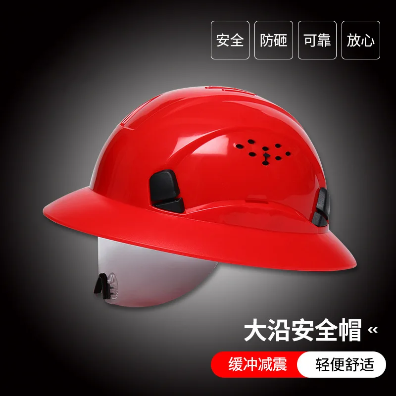 Construction Site Helmet Anti-smashing Breathable Labor Insurance Helmet Anti-smashing Quality Is Good
