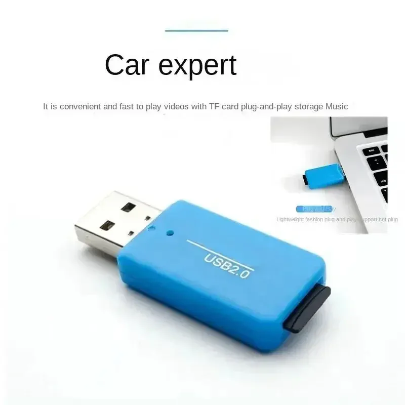 SD/TF-Kartenleser USB 2,0 Mini-Handy-Speichers ch reiber Kartenleser Hochgeschwindigkeits-USB-Adapter für Laptop-PC-Computer Flash-Laufwerk