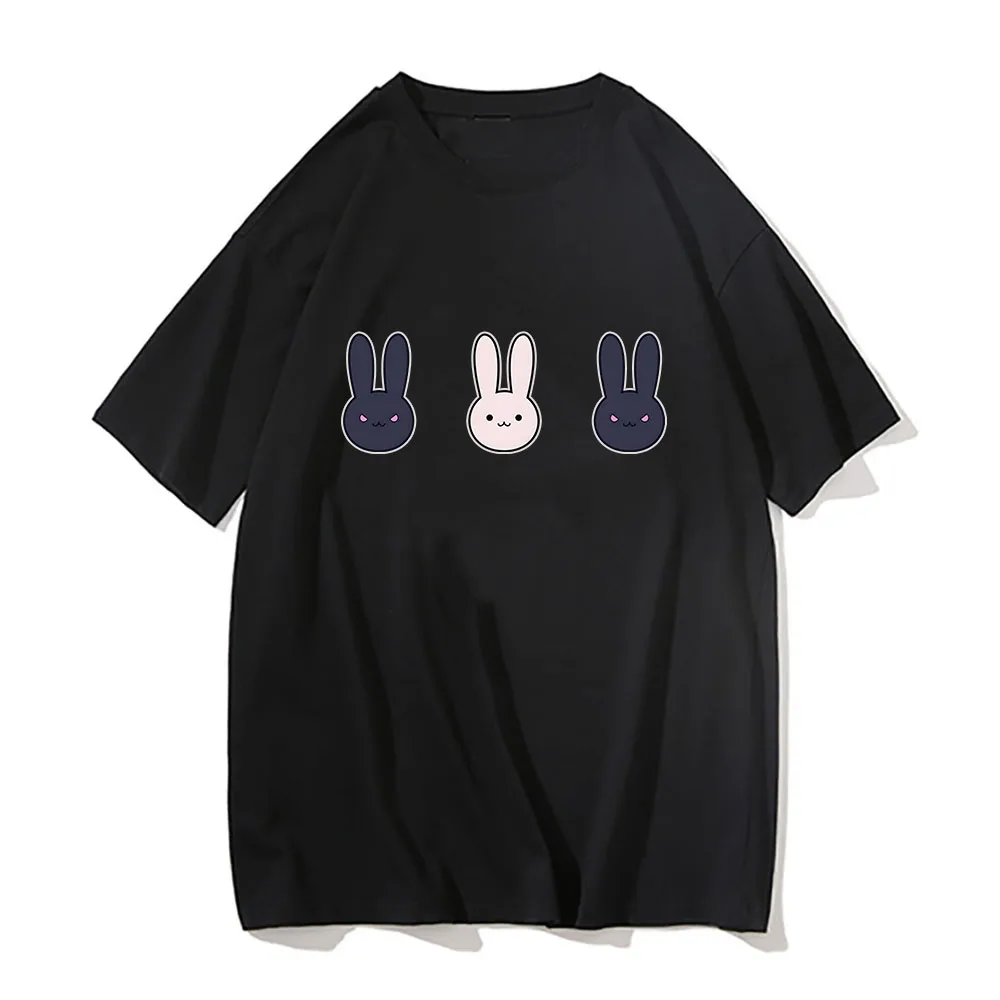 Ai Hoshino Oshi No Ko T-shirts 100% Cotton Rabbits Simple Painting Tshirts MEN Comfortable T Shirts Fashion Originality Handsome