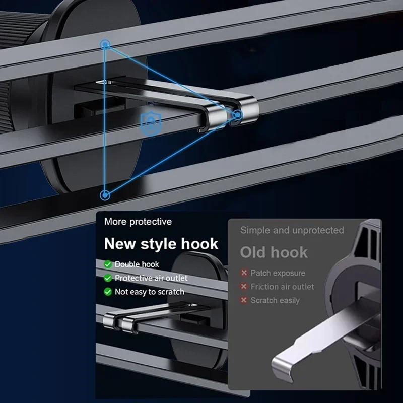 15W qi2 Car GPS Magnetic Wireless Charger Cooling Phone Holder For Magsafe iPhone 16 15 14 13 12 Pro Max Fast Charging Station