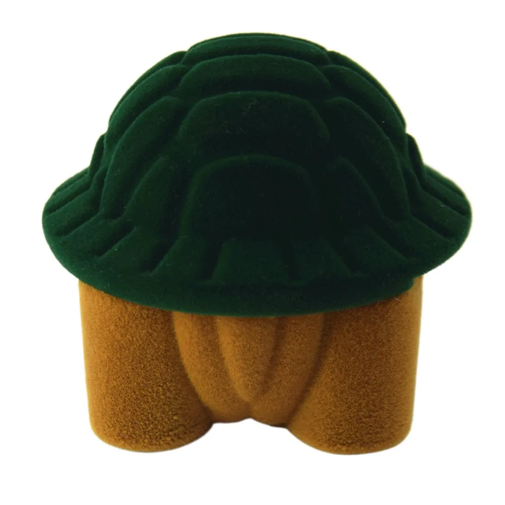 

Милый бархатный креативный чехол для колец, черепаха, лебедь, коробка для демонстрации колец, браслет-русалка, ожерелье, серьги, брелок для девочек