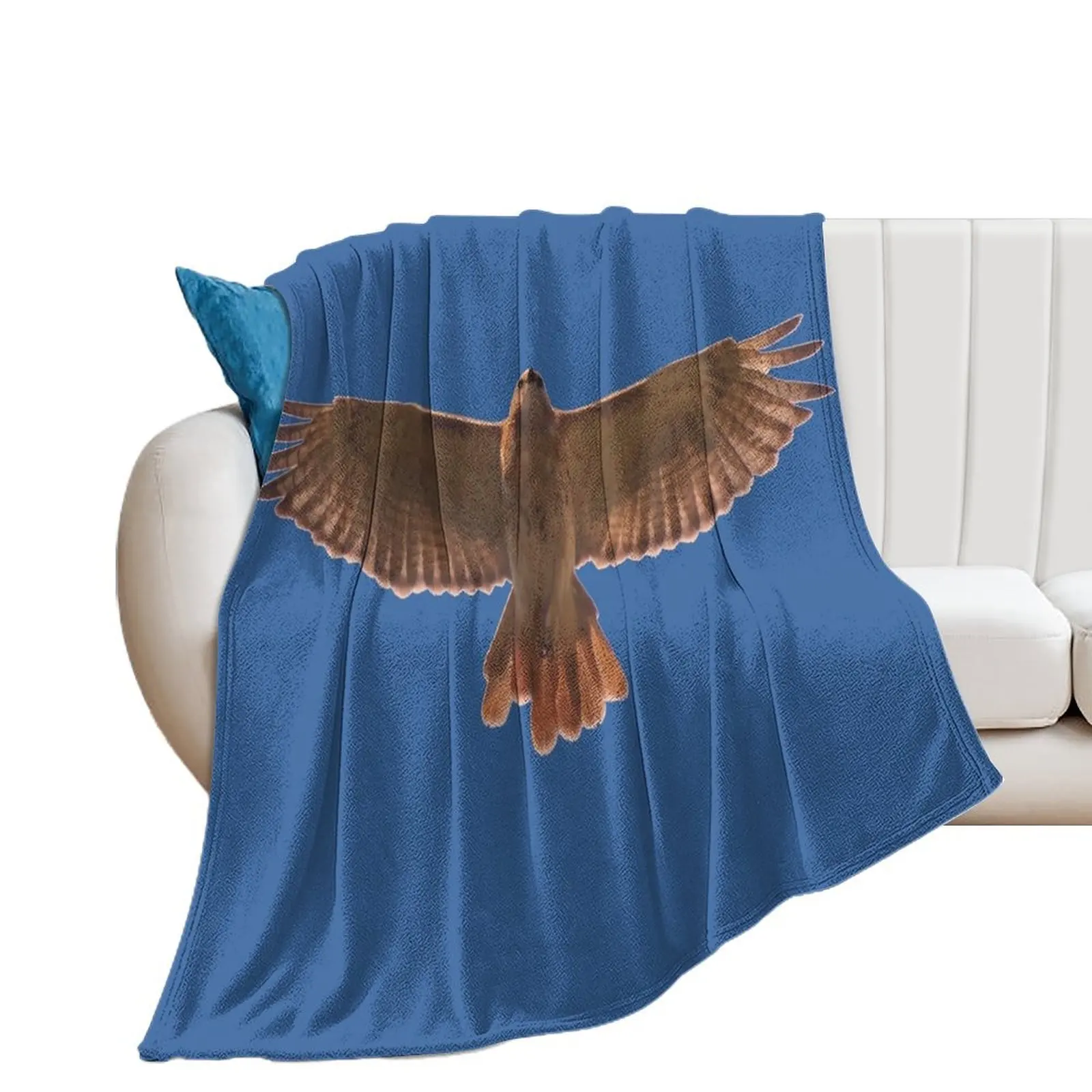 

Red Tailed Hawk Throw Blanket Tourist Cute Custom blankets ands Blankets