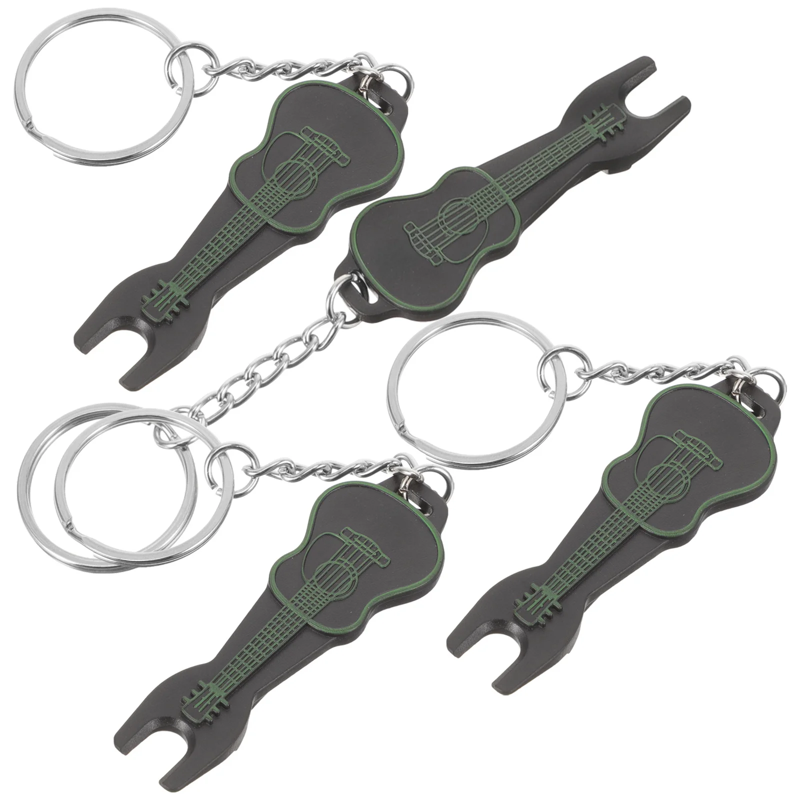 

4Pcs Acoustic Guitar Bridge Pins Puller Essential Tool Lightweight Portable Keychain Guitar String Changing Kit Easy Bridge Pin