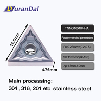 10PCS TNMG160404-HA  TNMG331 High Quality CNC Metal Lathe Tools Carbide Inserts Machining Blade for Stainless Steel