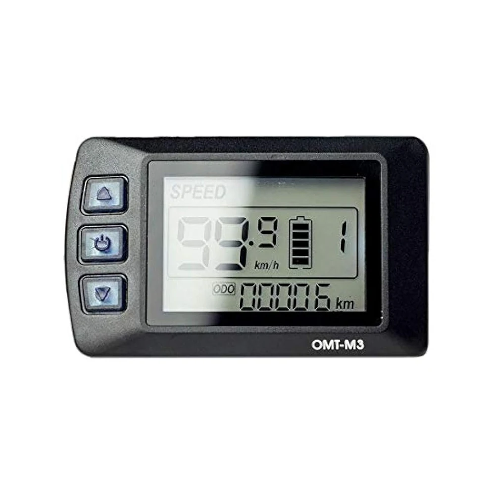 

Nulkomma Electric Bicycle LCD Display Meter OMT-M3 Ebike Conversion Kit Electric Bicycle Speed Control Panel