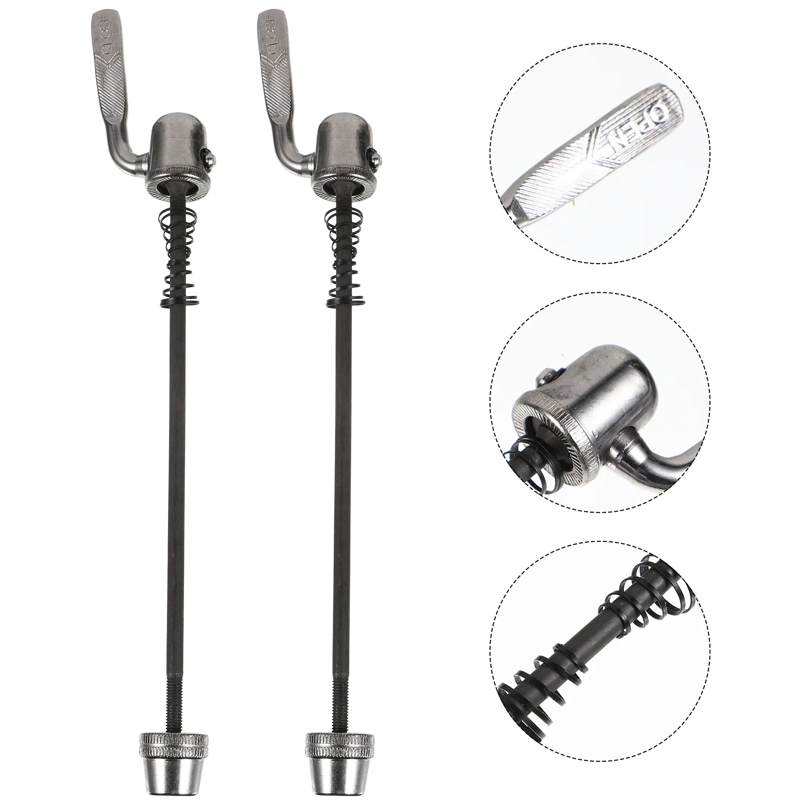 2 PCS Quick Release Accessories Skewer Axle for Indoor Trainer Bike Wheel Rear Axel Road Cycling Tire