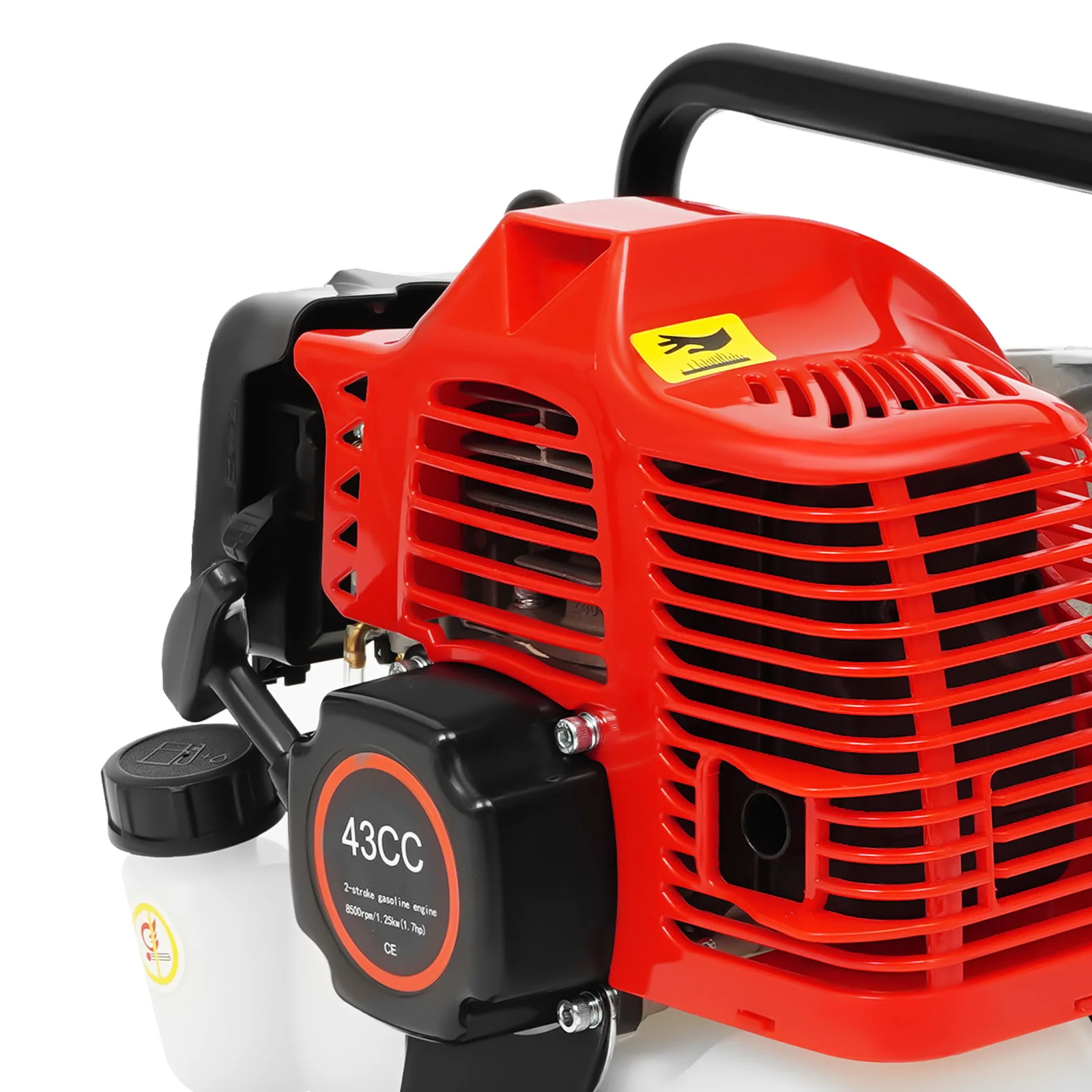 مضخة مياه محرك البنزين 8500 دورة في الدقيقة 1.25KW مضخة مياه المحرك ثنائية الأشواط 43CC مضخة نقل المياه