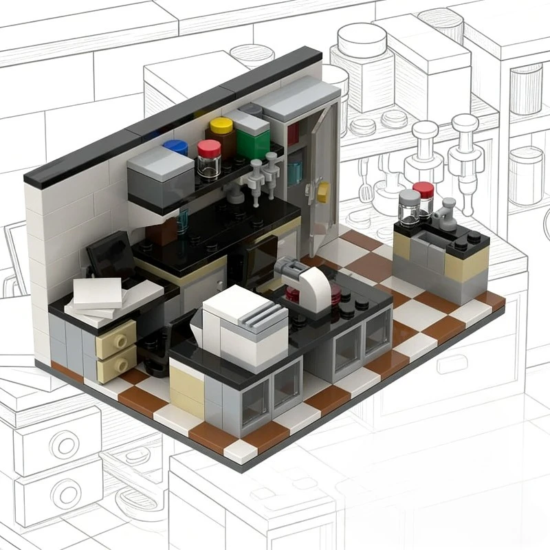 ชุดสร้างห้องปฏิบัติการขนาดจิ๋ว 260 ชิ้น - ชุดโมเดลตกแต่งบ้านขนาดจิ๋ว, ของขวัญ DIY สุดสร้างสรรค์สำหรับวัยรุ่นและนักสะสมผู้ใหญ่