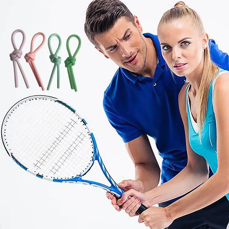 1/8Pcs Soft Silicone Tennis Racquetball Vibration Dampeners Tennis Racket Anti Vibration Knot Squash Racquet Damper