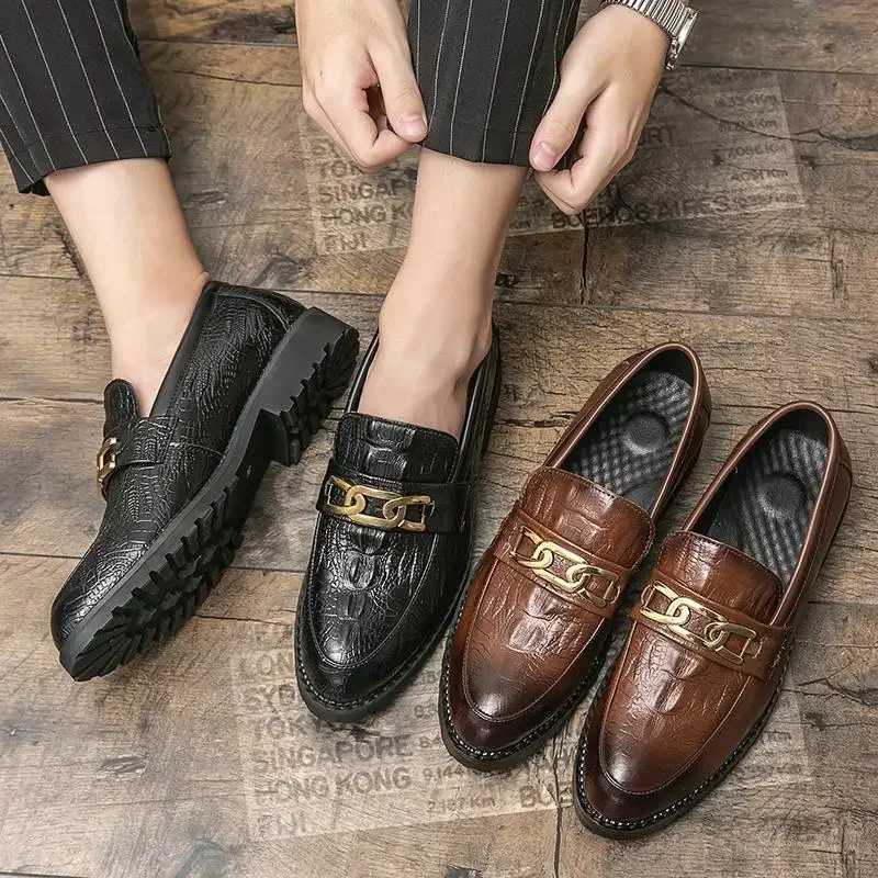 

Casual Leather Shoes Men's British Style Suit Business Formal Wear Work Groom Wedding Suit Party Men's Shoes