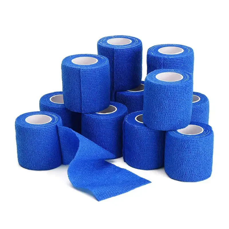 

3/6 Rolls Self Adherent Cohesive Wrap Bandages Elastic Vet Wrap Sports Tape for Wrist Ankle Knee Leg Protection