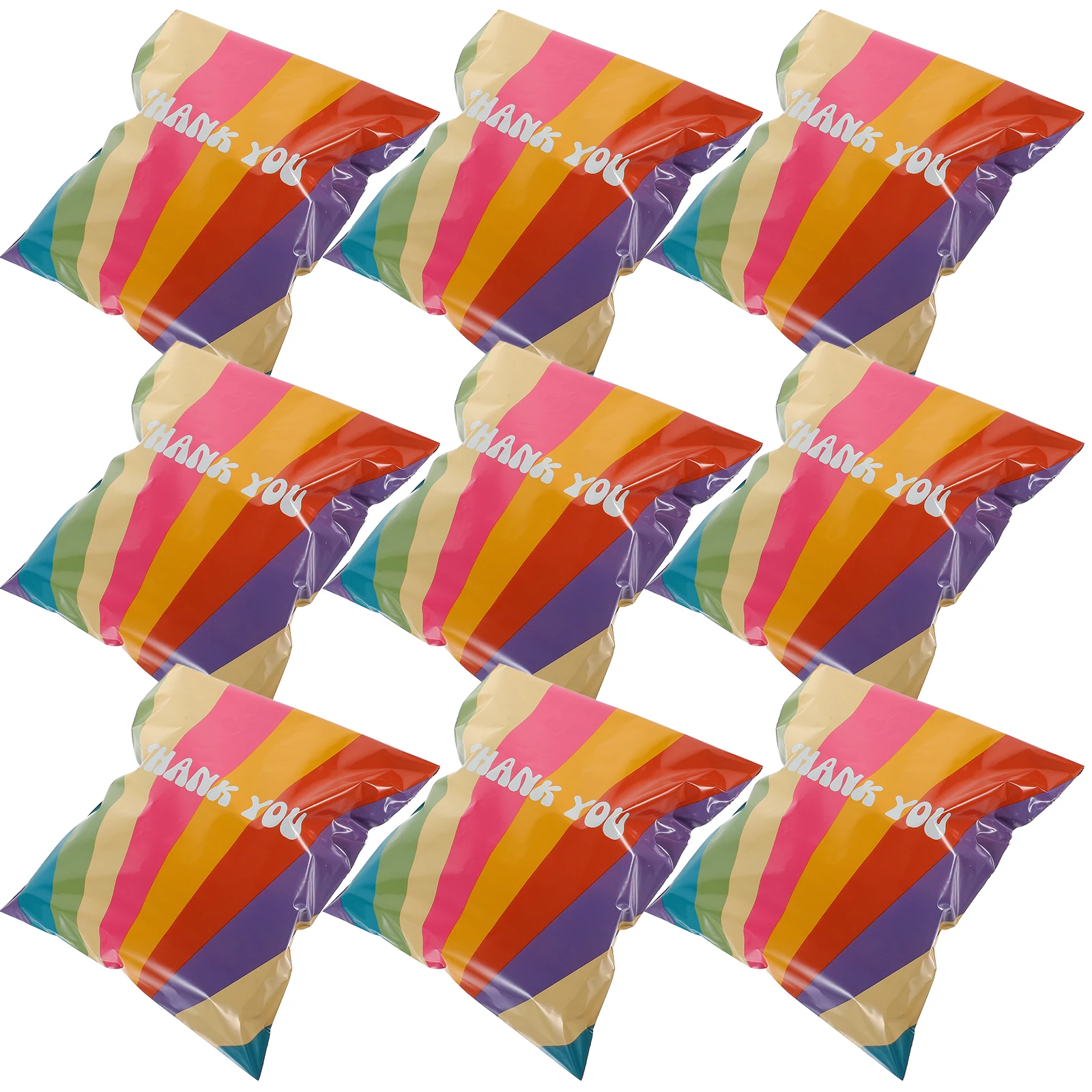 

100Pcs Waterproof Mailing Bags Sturdy Disposable Shipping Pouches for Lightweight Envelope Mailers for Retail