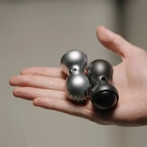 Outdoor Portable EDC Metal Finger Roller Clicker Toy Spinning Top Creative Gift Toys