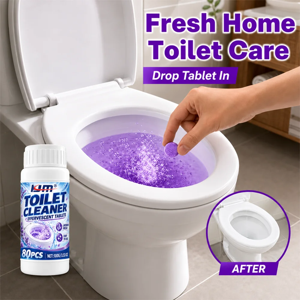 Bestseller Toilet Cleaning Effervescent Tablets Household Bathroom Descale Deodorizer Toilet Odor Remover Deep Clean Detergent