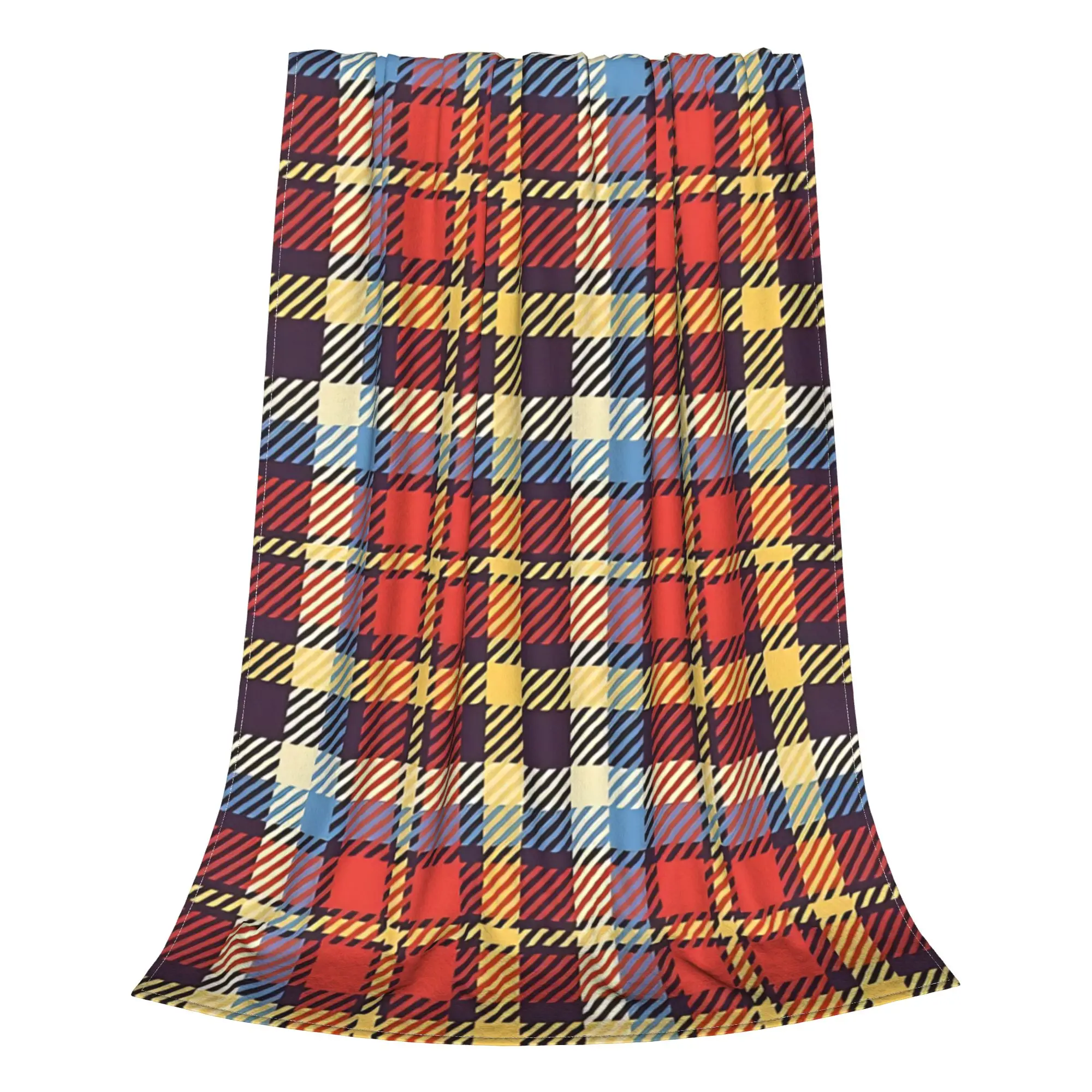 1PC Check Pattern Scots Style Home Room Decorations Winter Blankets For Adults Bedding Home Interior Sofa Knee