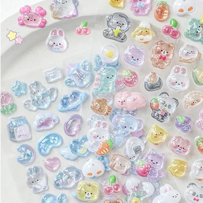 Heißer Zufällig Verkauf Sanrio 3D Geprägte Aufkleber Kuromi Nette Cartoon DIY Mobile Fall Dekoration Dreidimensionale Aufkleber Geschenk ﻿