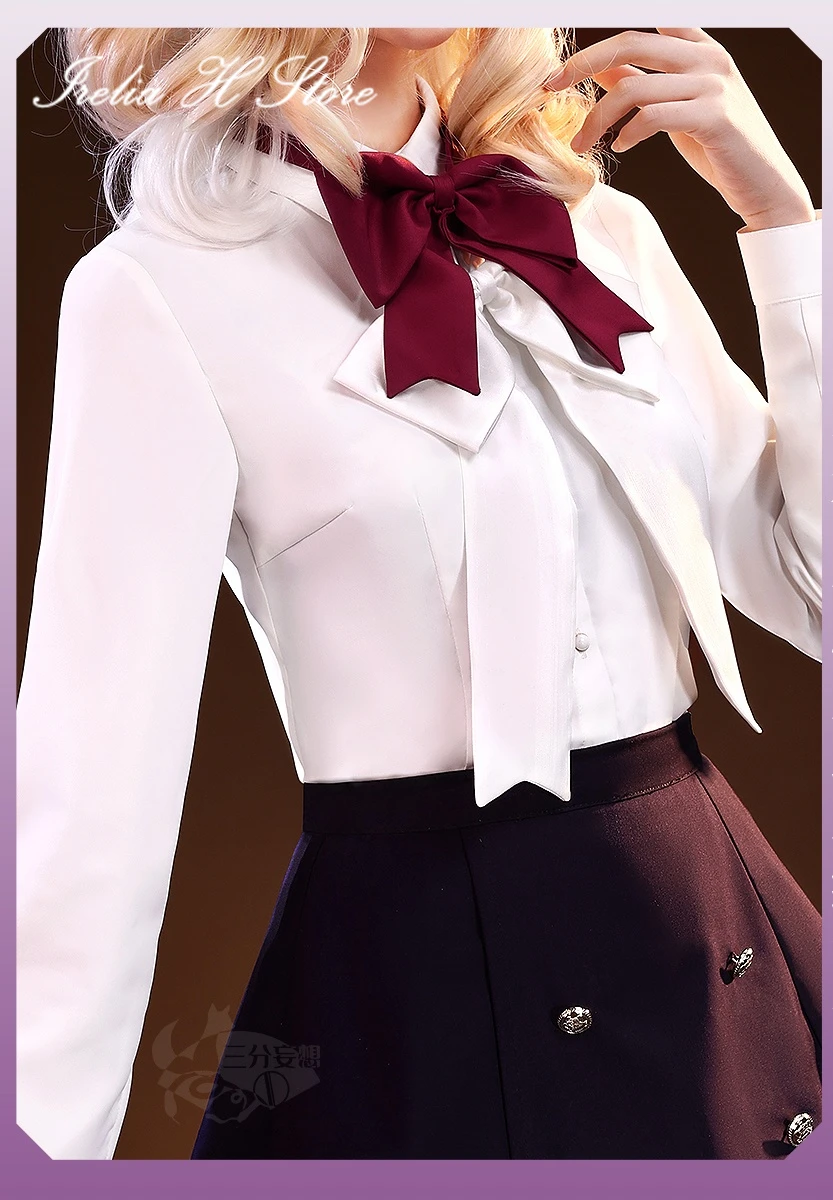 Irelia H Store disfraz de Cosplay, uniforme escolar JK, Anime, DIABOLIK LOVERS Cos Komori Yui, disfraz de Hallween