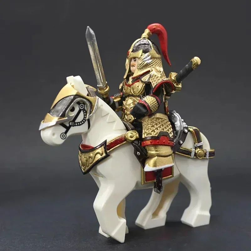 Ancient Chinese Style General Cavalry Infantry Props Weapons Set For Mini Dolls Figures Building Blocks Brick Toy Christmas Gift