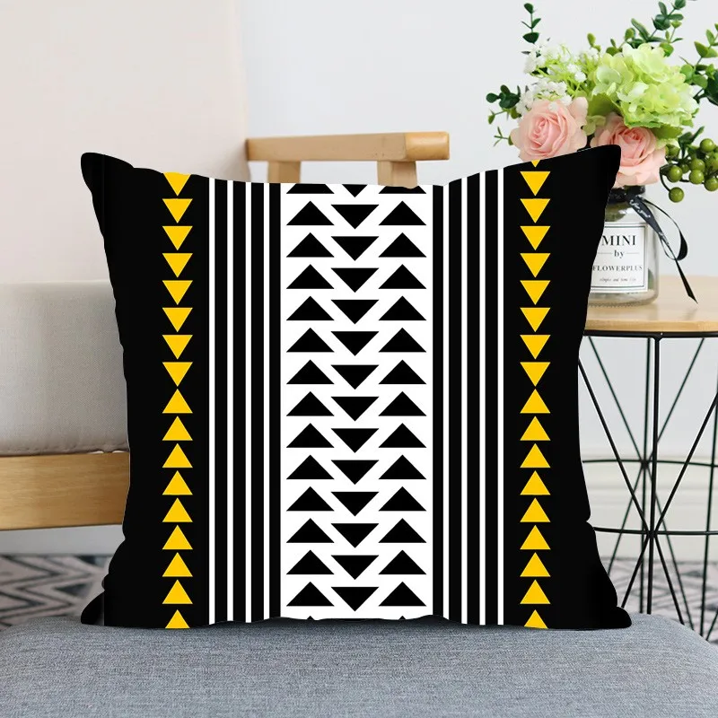 كيس وسادة ديكور منزلي لوسادة الأريكة ، غطاء هندسي شمالي ، غطاء وسادة تجريدي ، غرفة معيشة ، نساء ، منزل ، أو
