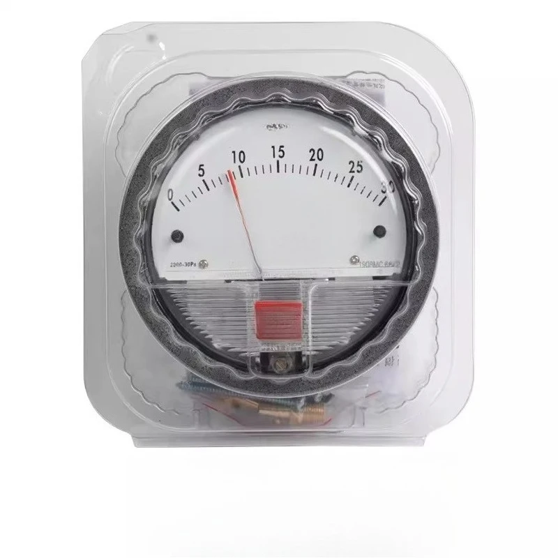 Micro differential pressure gauge Micro 60pa pressure gauge Differential pressure gauge circular pointer