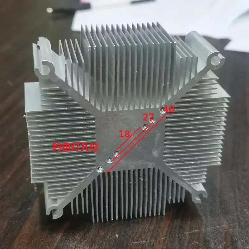 89mm DIY LED Heatsink 20w-50w Pure aluminium heat sink radiator for Cob led cooler cooling