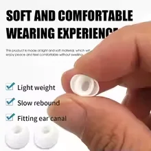 4-12 Pairs Silicone Replacement Ear Tips For AirPods Pro 3 Noise Reduction Soft Ear Caps Earbuds Ear Pads Cushion Ear Tip Access image 6