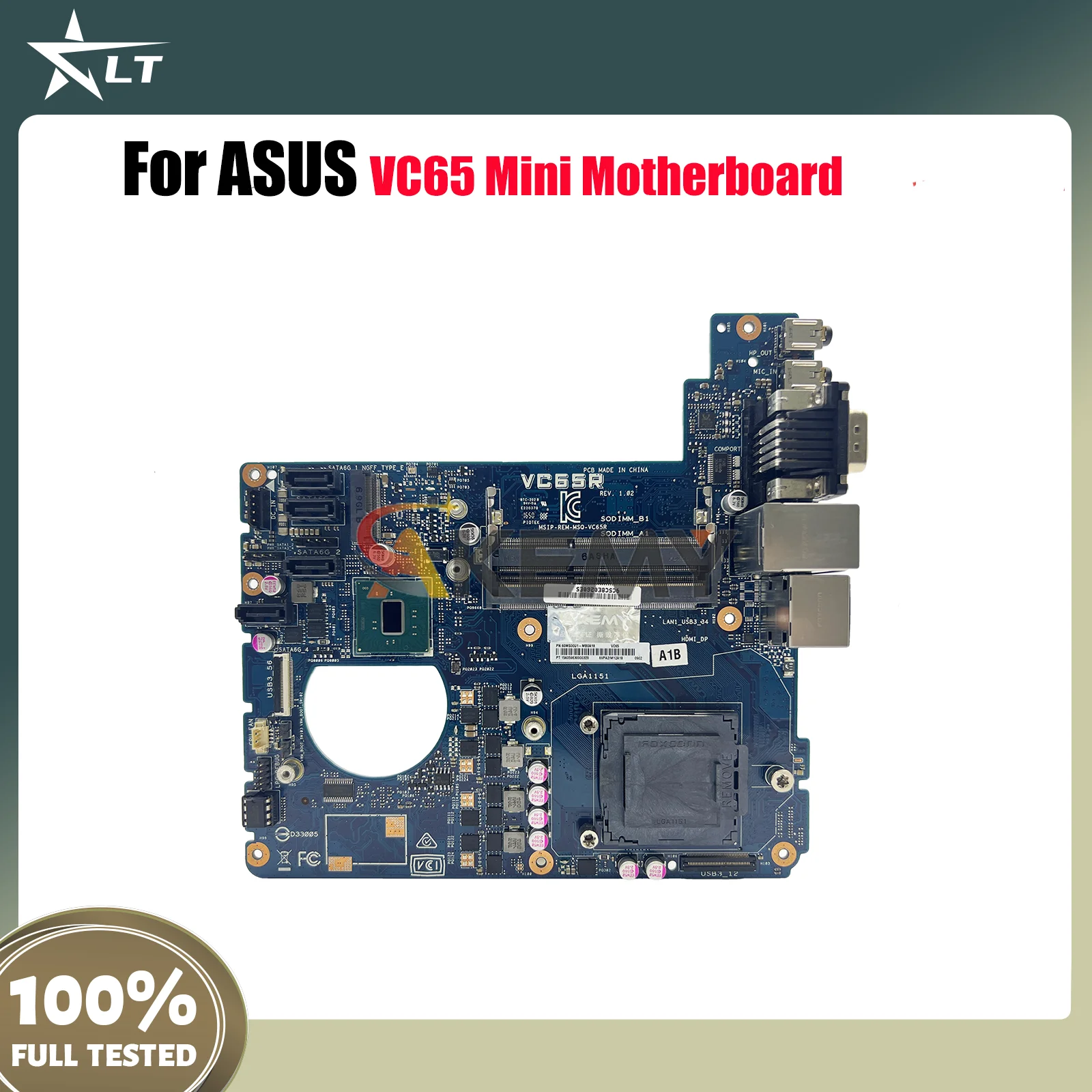 

VC65 Laptop Motherboard For ASUS VivoMini VC65 Notebook Mainboard This item is in stock 100% tests OK fast shipping High quality