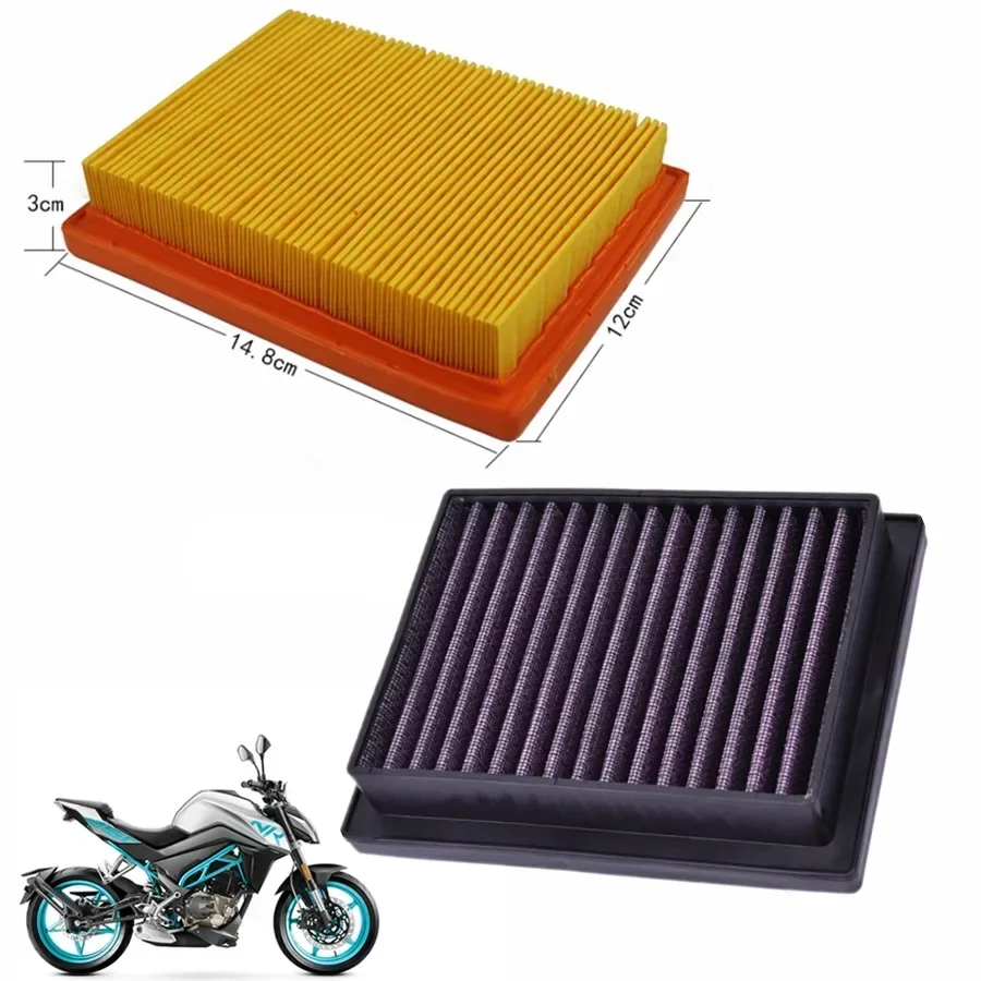 Motorcycle High Flow Air Filter Oil Filter Fit For CFMOTO 250SR 250NK CF250-A Intake Cleaner Maintenance Replacement Parts 1SET