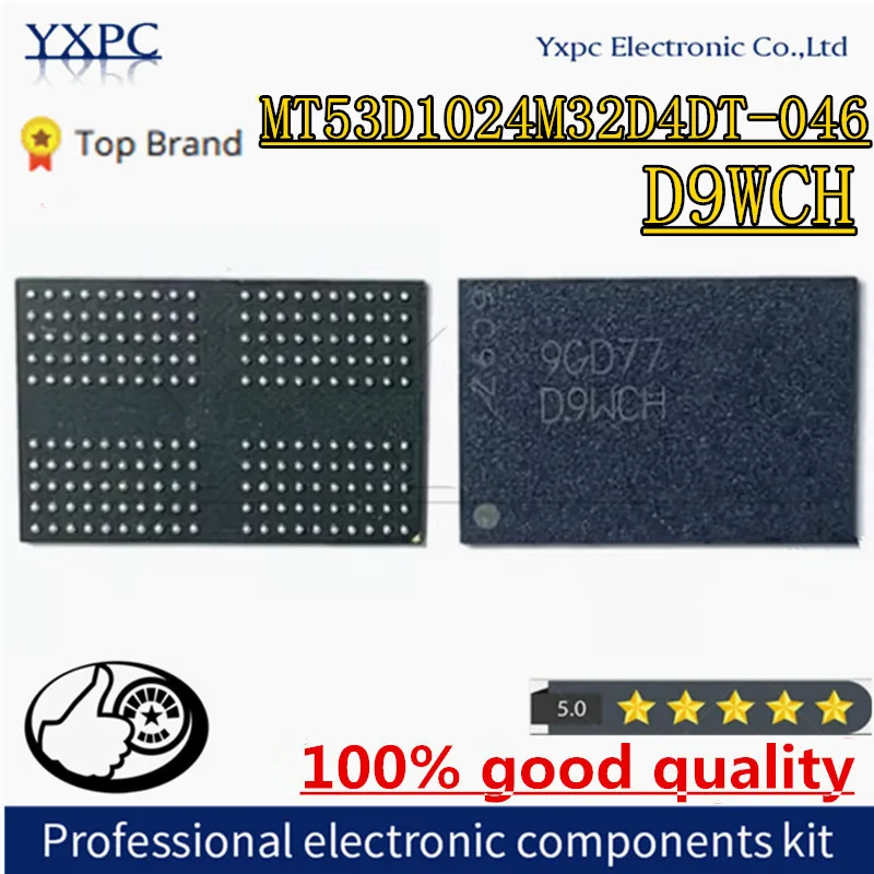 D9WCH MT53D1024M32D4DT-046 AIT:D LPDDR4 4GB BGA200 4G Flash Memory IC Chipset With Balls