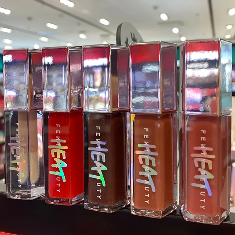 Fenty Beauty Gloss Bomb Lip Glaze متعدد الألوان ترطيب تألق بريق الشفاه سمنة ماكياج المبتدئين السائل أحمر الشفاه ماكياج مستحضرات التجميل