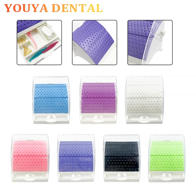 

Коробка для стоматологических боров, 142 отверстия, автоклав, стерилизатор, стоматологические инструменты, футляр для сверла, держатель для дезинфекции, пластиковые боры, футляр для стерилизатора